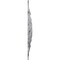 Ekena Millwork Orleans Medallion (Canopies up to 8 1/4"), 38 3/8"OD x 6 5/8"ID x 2 7/8"P, Ultra Pure White Crackle CM38OLUWC - alternate 2